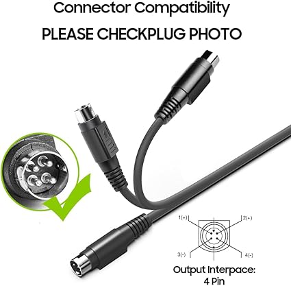 12V 4-PIN AC DC Adapter for Synology DS414 DS415 DS415+ DS414j DS416 DS418 DS918 DS918+ DS412 DS413 DS410 DS411 DS409 DS