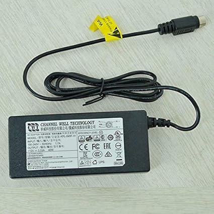 KPL-040F-VI 4 Pin 12V 3.33A 40W AC Power Adapter for NVR7808HGH 7816HGH CCTV Camera System Chargers Adapter Connector T