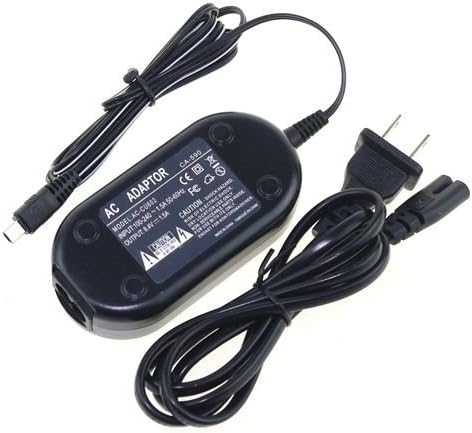 AC Power Supply Adapter Charger for Canon ZR800 ZR830 ZR850 ZR900 ZR930 ZR950 ZR960 - Replacement for CA-590, US Plug C