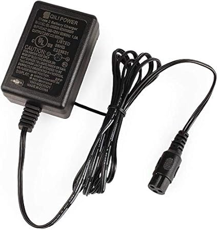24V Battery Charger for Razor E100 - Original 24V 600mA Charger for Razor E100, E125, E150, E175, Crazy Cart, eSpark - P