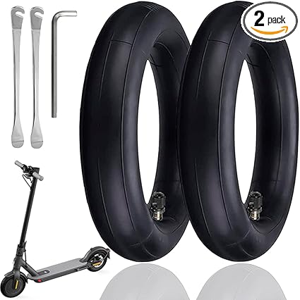 2 Pack 8.5‘’x2‘’ Inner Tube,8 1/2x2 Pneumatic Tyres for Scooter Gotrax Gxl V2/Xiaomi M365,8.5x2 Electric Scooter Tire Re