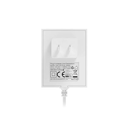 Ring Plug-In Adapter (2nd generation) for Doorbells Plug your Ring Battery Doorbell into a standard indoor outlet for 2