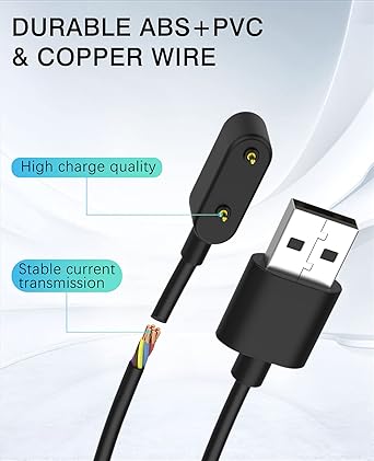 Charger Compatible with Huawei Watch Fit 3/2/Fit/Mini/New, Huawei Band 10/9/8/7/6/6 Pro, Honor Band 9/7/6 - Magnetic Cha