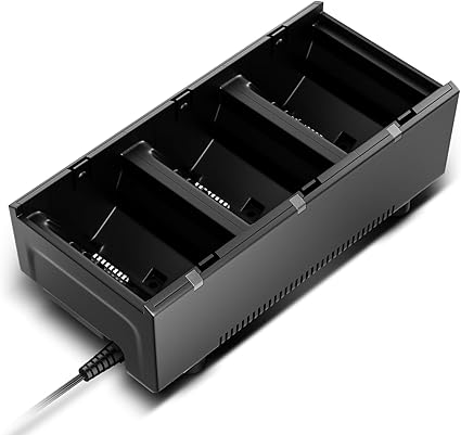 3-Slot Battery Charging Cradle Kit for Zebra ZQ610 ZQ620 ZQ630 ZQ510 ZQ511 ZQ520 ZQ521 QLn220 QLn320 QLn420 ZQ220 ZR628