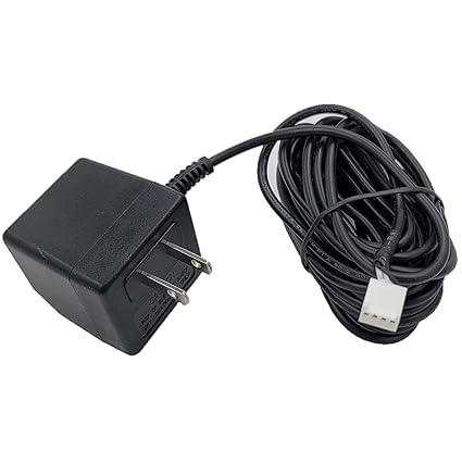 Soft Water Supply Clack Part V3186-06 - Power Cord with 15V DC Transformer Connectivity Technology Barrel Connector Con