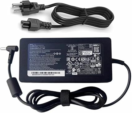 Genuine Compatible with Chicony A17-120P2A 20V 6A 120W A120A055P Thin AC Adapter Compatible with MSI CF63 MS-16R5 ADP-12