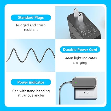 36V Charger for 29.6V Battery Vacuum Cleaer Replacement for AFNOP AceVac 11, NADALY V28, INTETURE BP20 550W 45Kpa Vacuum