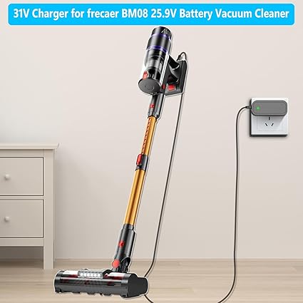 31V Charger for 25.9V Battery Vacuum Cleaner Replacement for Trucozie T350 and frecaer BM08 25.9V Battery Vacuum Cleaner