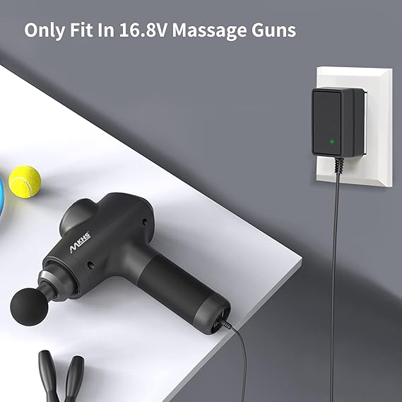 16.8V Massage Gun Charger for Massage Guns (Don't fit with 12V, 24V or 25.2V Massage Guns) Connectivity Technology USB