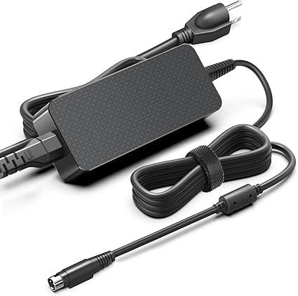 24V 4-Pin AC/DC Adapter Compatible with Thrustmaster TS-XW Sparco P310 Competition Mod T500 RS T 500 RS500 Driving Racin