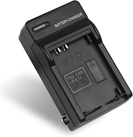 LP-E12 Battery Charger LPE12 LC-E12 for Canon EOS 100D, Kiss X7, M, M2, M10, M50, M100, Rebel SL1, PowerShot SX70 HS Cam