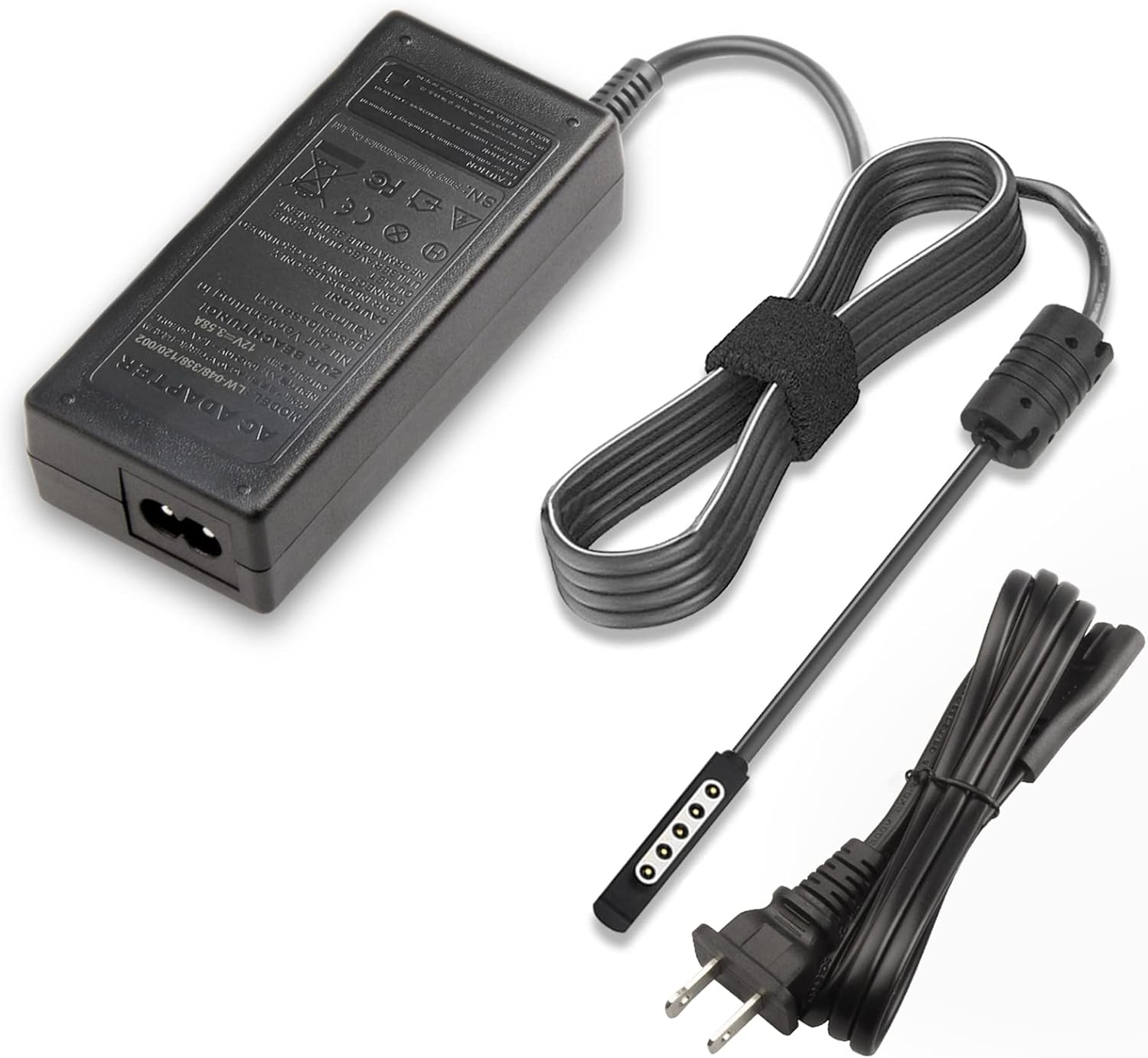 48W 12V 3.58A AC Adapter Charger for Microsoft Surface Pro 2 Surface Pro 1 Surface RT Connectivity Technology Five-pin - Click Image to Close