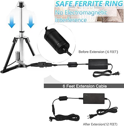 12V5A Power Supply Adapter for WindyNation Linear Actuator DC Motor Control LIN-SPSU-12 12VDC 5A Power Cord,12VLinear Ac
