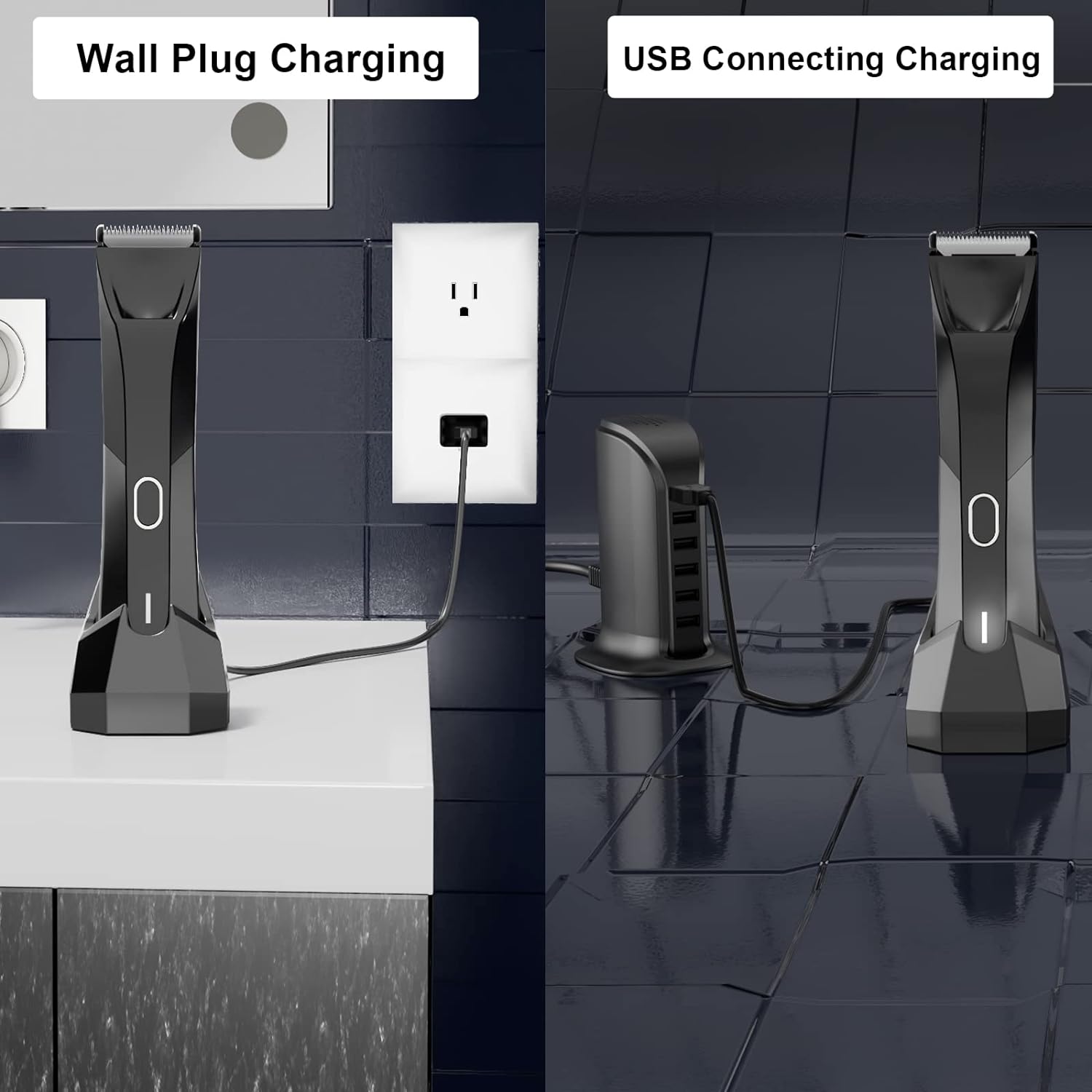 Charging Dock Repalcement for MANSCAPED 4.0 with AC Adapter, Wireless Charging Stand Only Compatible with MANSCAPED The