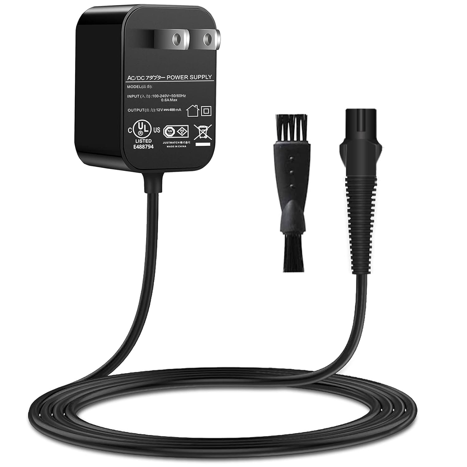 Charger Replacement for Braun Charger,12V Power Cord Compatible with Braun Shaver Series 3//7/5/1/9,Razor 3040s 310s 340