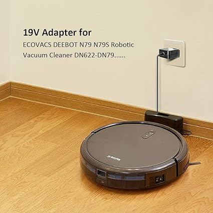 19V Robotic Vacuum Cleaner Adapter Charger for ECOVACS DEEBOT N79 N79S DN622-DN79,Anker RoboVac 10 T2100,Eufy RoboVac 11