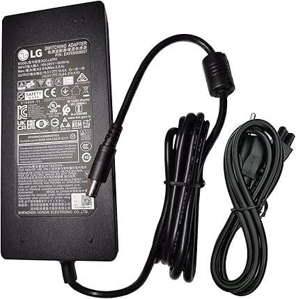 19V UL AC/DC Adapter Compatible with LG Ultragear 45GR65DC 34GP83A 38GN950 B 34GP83AB 38GN95B UltraFine 32SQ730S 32SQ780