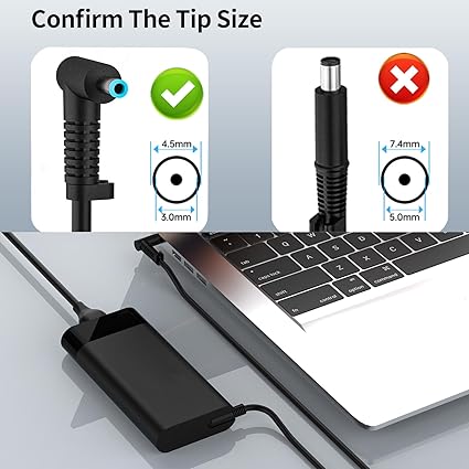 150W 19.5V 7.7A Laptop Charger Compatible with HP Omen Victus 15 17 Zbook 15 G4 G5 G6 917649-850 L48757-001 TPN-DA09 TPN