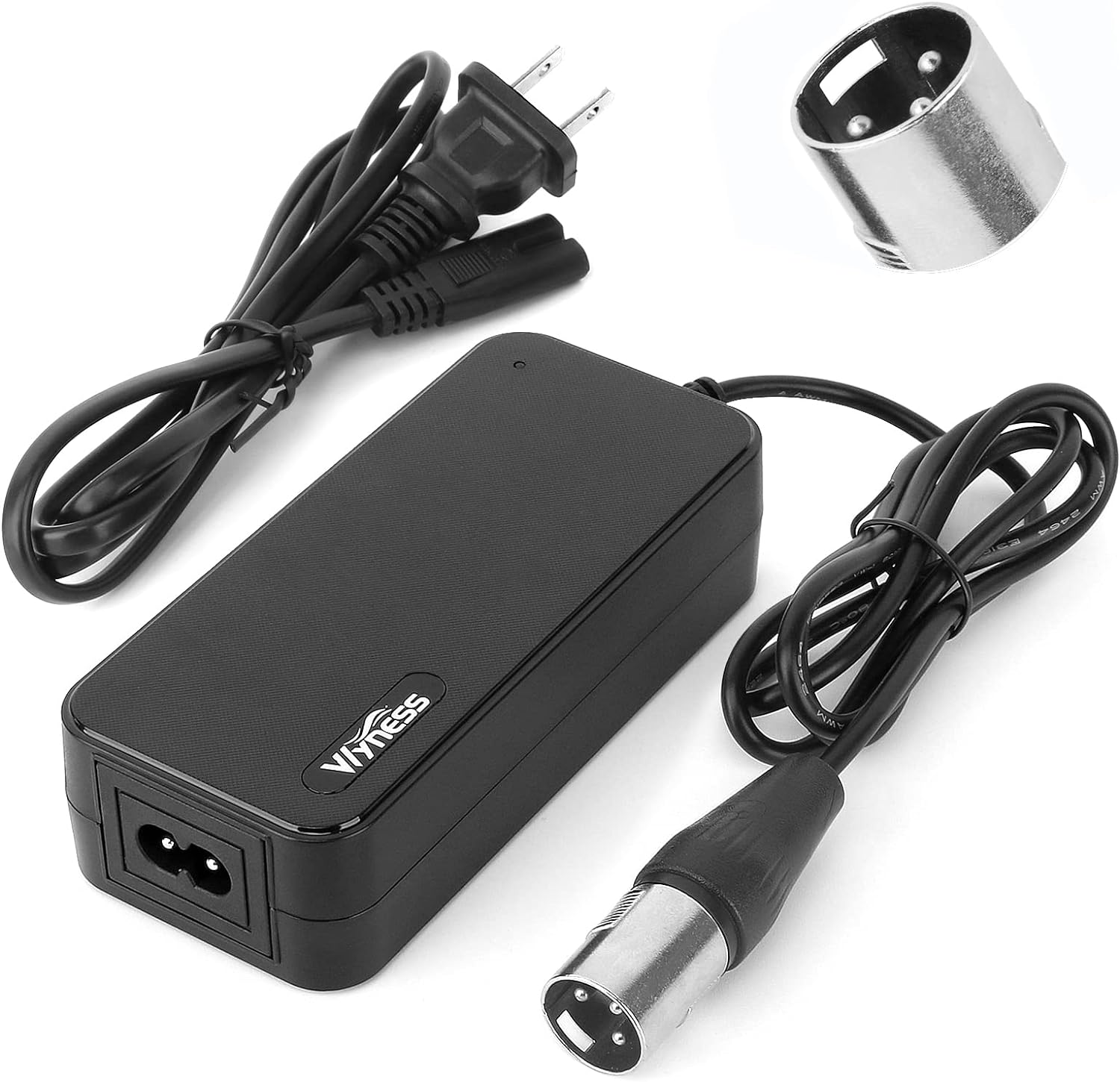 24V 2A Electric Scooter Charger XLR for Go-Go Elite Traveller Plus HD US, Ezip Mountain Trailz, Jazzy Power Chair Charge - Click Image to Close