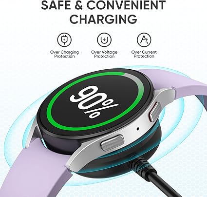 [2-Pack] Charger Cable for Samsung Galaxy Watch 5/ 5 Pro, Replacement Charging Cable, 3.3ft Connectivity Technology USB