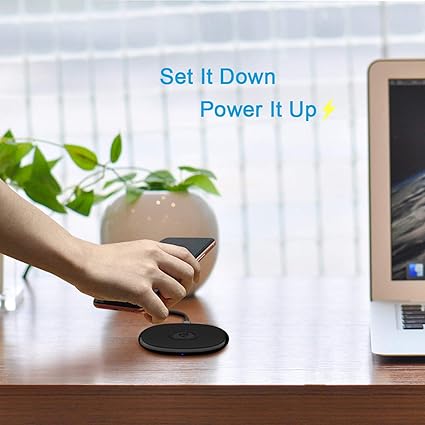 Fast Wireless Charger, Qi-Certified 15W Max Wireless Charging Pad, Compatible with iPhone 16/15/14/13/13 Pro Max/12/SE/1 Fast Wireless Charger, Qi-Certified 15W Max Wireless Charging Pad, Compatible with iPhone 16/15/14/13/13 Pro Max/12/SE/1