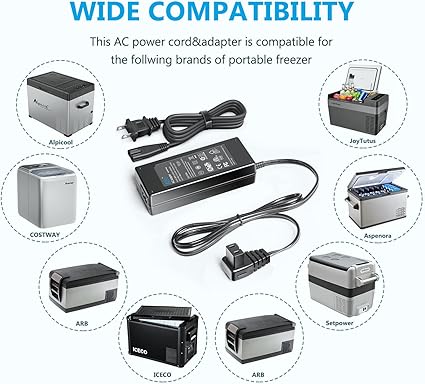 Refrigerator Adapter Charger for Car Fridge Freezer Alpicool,ARB,Euhomy,Wagan,Bodega,AONI,Paffenery,COSTWAY,ICECO,Setpow