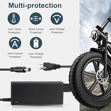 42V 2A Universal Scooter Charger with 7 Connections, 7 in 1 for Jetson, Gotrax Bike Electric Scooter, ninebot Electric S