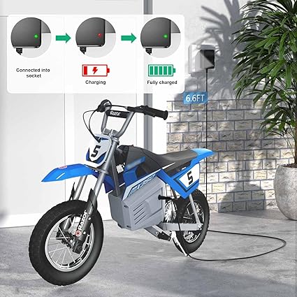 for Razor MX350 Charger Battery Cord for Dirt Bike, Pocket Mod, MX400, E100, E125, E150, E200, PR200, Quad Moped, Sports