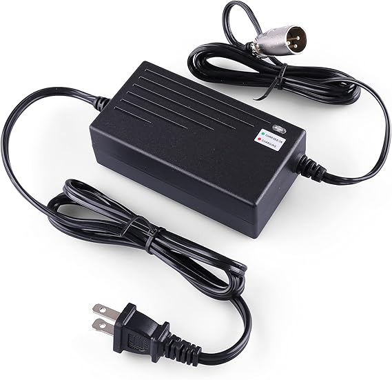 36V 1.5A Battery Charger for Razor MX500, MX650, GT GT750, IZIP I600, I750, I1000, Mongoose M750, X-Treme X-600, Schwinn
