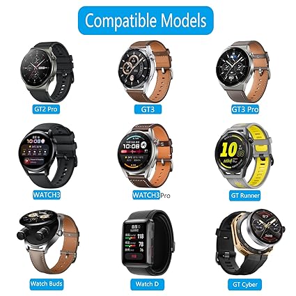 Charger Compatible with Huawei Watch Ultimate/GT 4/4 Pro/3/3 Pro/GT3/GT3 Pro/GT2 Pro/GT2 ECG/GT Cyber/Buds/GT Runner/D, Charger Compatible with Huawei Watch Ultimate/GT 4/4 Pro/3/3 Pro/GT3/GT3 Pro/GT2 Pro/GT2 ECG/GT Cyber/Buds/GT Runner/D,