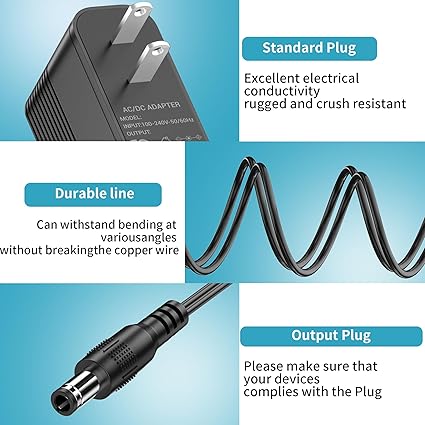 Charger for Trucozie Cordless Vacuum Cleaner, 31V Replacement Charger Compatible with Trucozie T350 Stick Cordless Vacuu