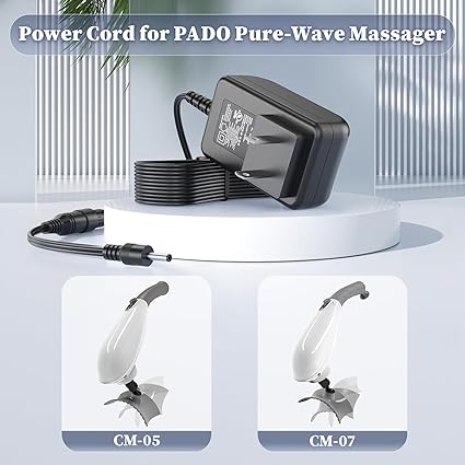 8.5V Charger for Pure Wave CM-05 CM-07 CM05 CM07 Massager Power Cord for PADO CM7 CM5 FJ-SW08510000DU FJSW08510000DU AC