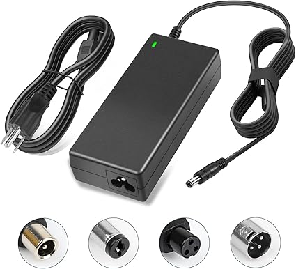 42V 2A Scooter Charger -with 5 Connections, Razor/Jetson/Voyage Charger, gotrax, ninebot Electric for 36V 10S Li-ion Bat