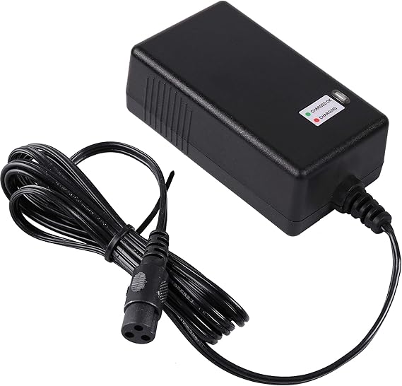 24V 1.5A Electric Scooter Charger for Razor E100, E200, E300, E500, PR200, MX350, Dirt Bike, Pocket Mod, Sports Mod, and