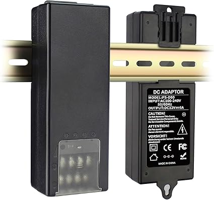 12V Power Supply Adapter, 4-Channel 6A, Maximum Single-Channel Output: 1.5A, Din-Rail, Short Circuit Protection, for CCT