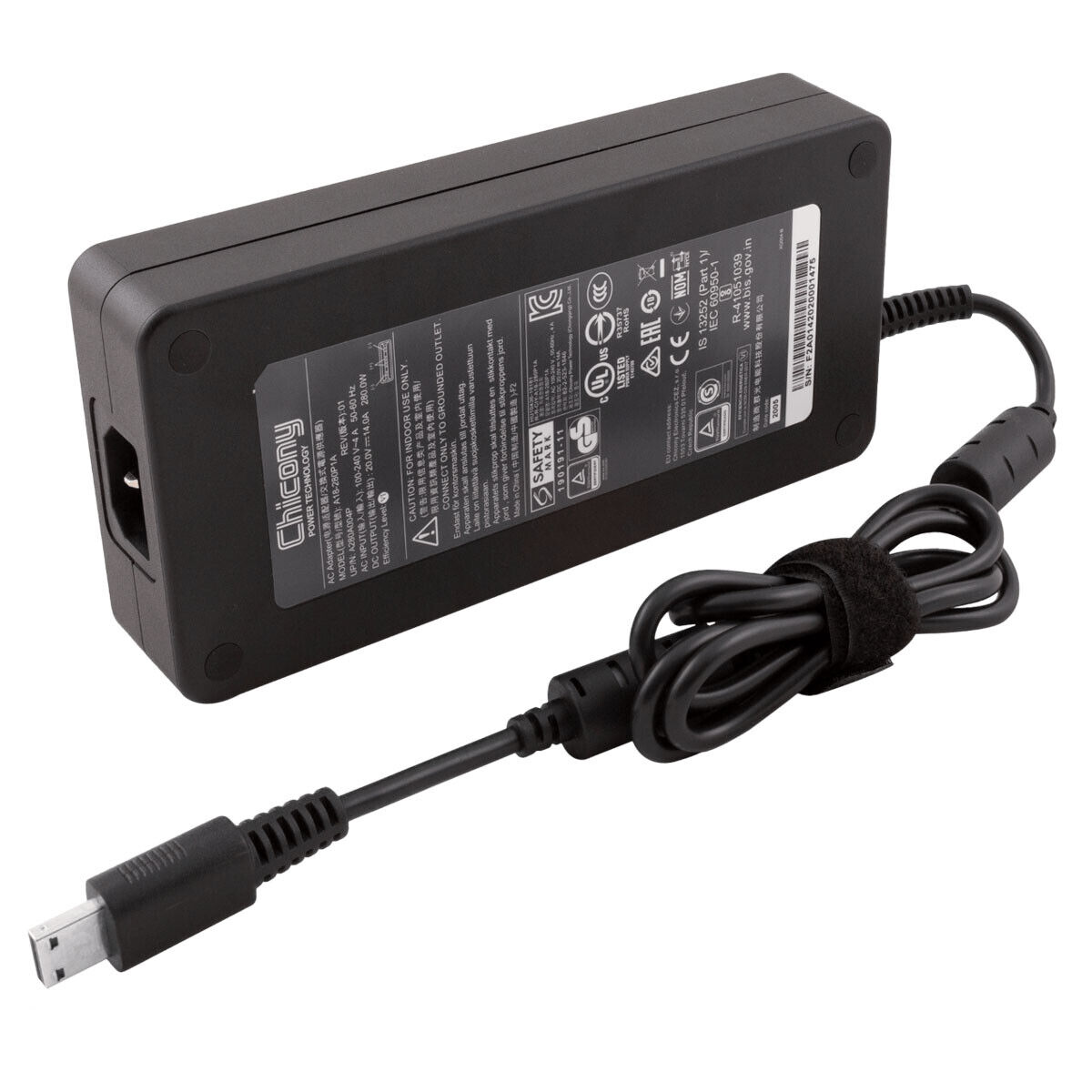 Chicony 14A 280W Laptop AC Power Adapter For MSI Vector GP76 12UHS USB Charger Brand: Chicony Type: Power Adapter Co