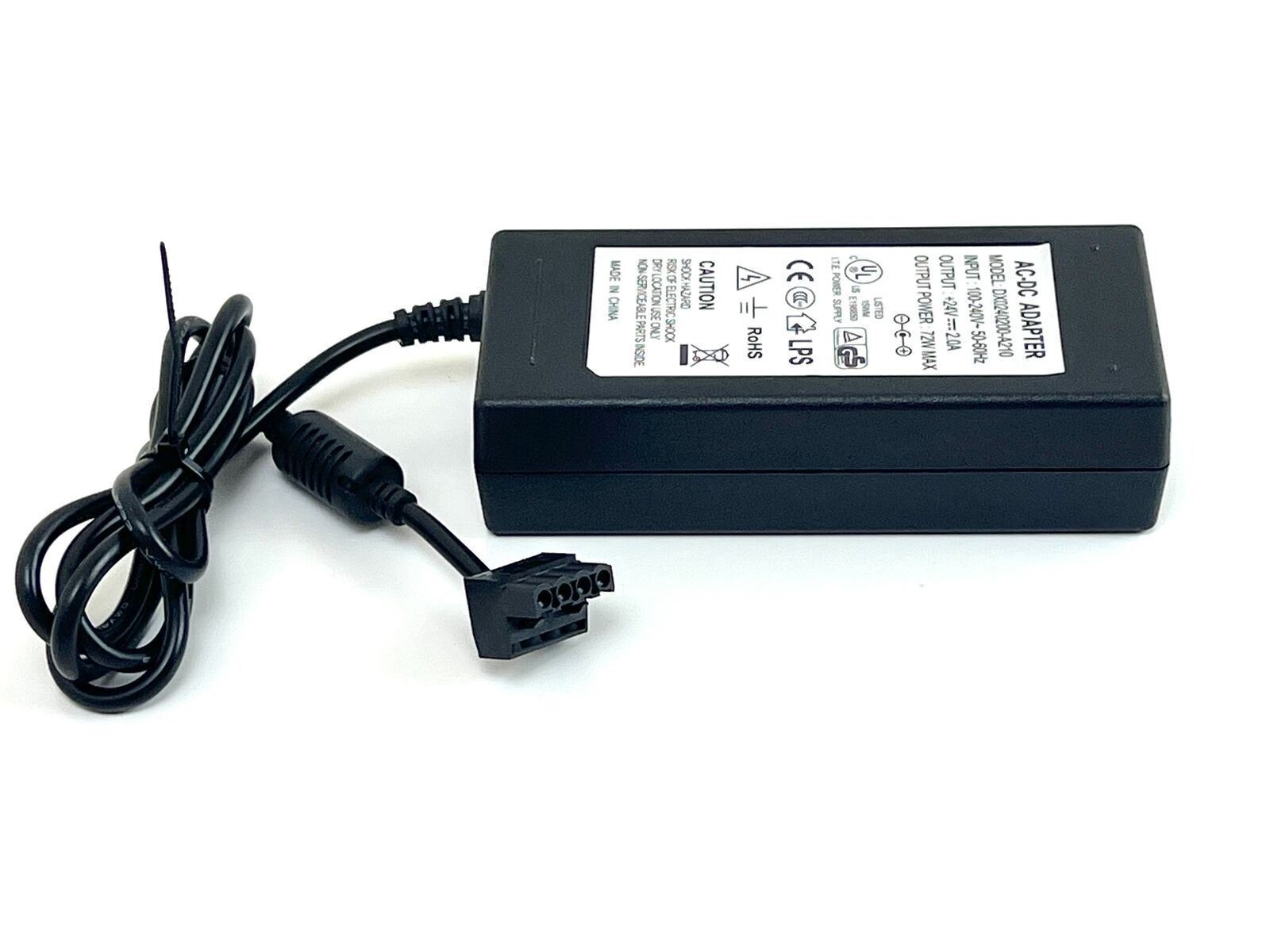AC-DC Adapter DX0240200-A210 24V 2.0A 72W Genuine Parts Brand Delta Type Power Module Maximum Power Less than 100 W Col - Click Image to Close