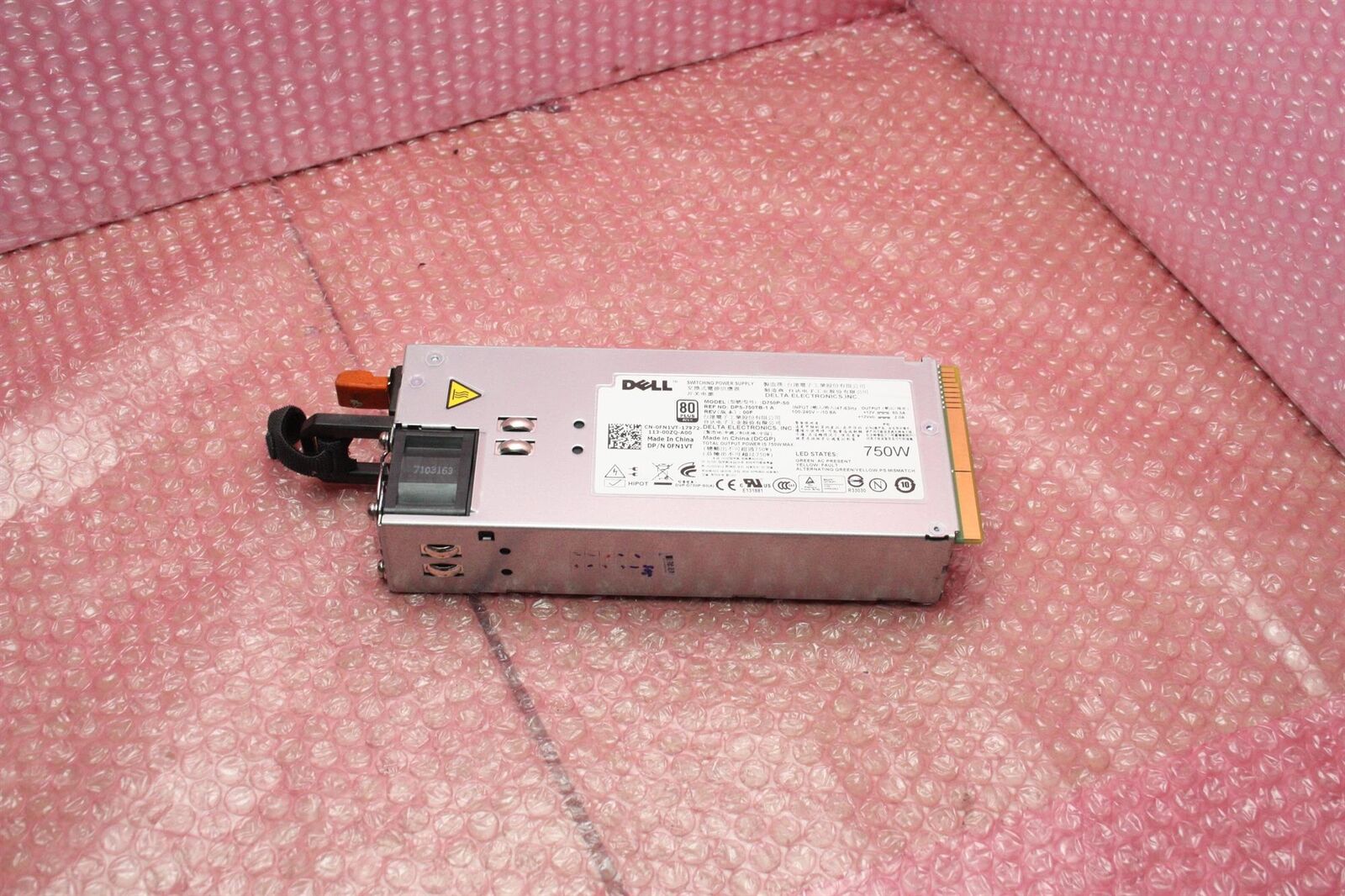 Dell PowerEdge R510 750W PSU Server Power Supply Unit 0FN1VT FN1VT Max. Output Power: 750 - 999 W Cooling: 1 Fan Cat