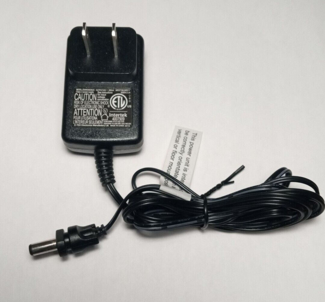 E-TEK ZD6W240026US Class 2 Power Supply 24V 260mA For Shark SG780_N (Tested) Brand: E-TEK Type: Power Supply Conne - Click Image to Close
