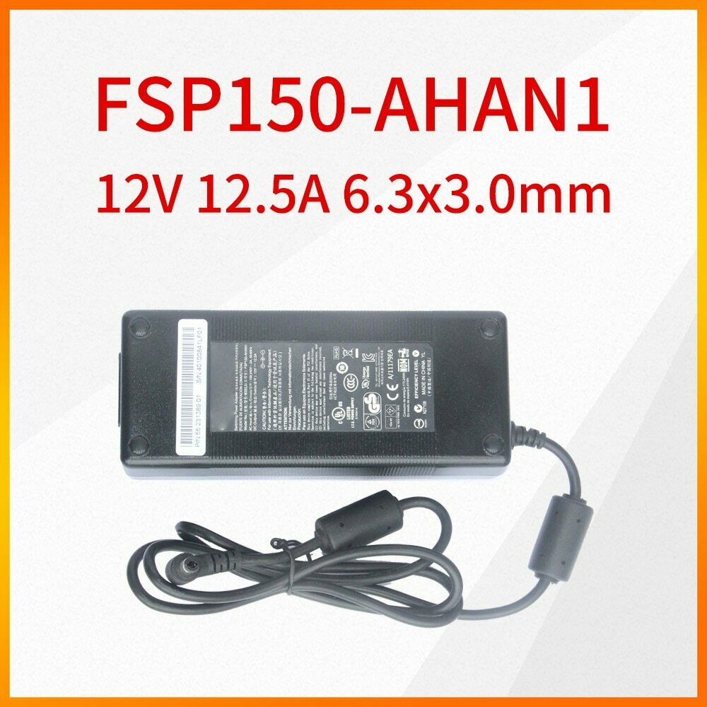 FSP150-AHAN1 12V 12.5A 6.3x3.0mm Power Adapter Suitable for DROBO 5D THUNDERBOLT Package: Yes Brand: fsp Material: