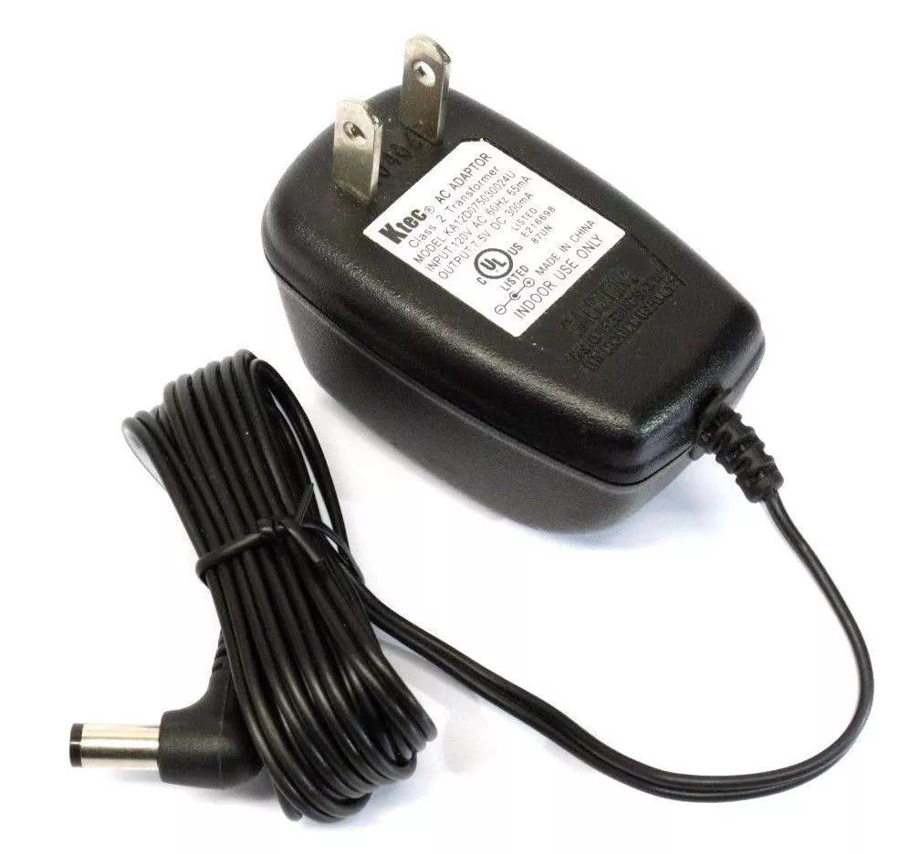 Ktec KA12D075030024U AC Power Supply Adapter Charger 7.5V DC 300mA 7.5 Volt Type AC/DC Adapter MPN Does Not Apply Brand