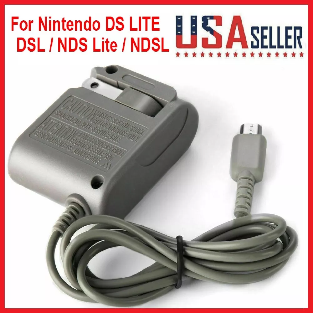 New AC Adapter Home Wall Charger Cable for Nintendo Ds Lite/ DSL/ NDS lite/ NDSL Model DSL Material Rigid Plastic Conne