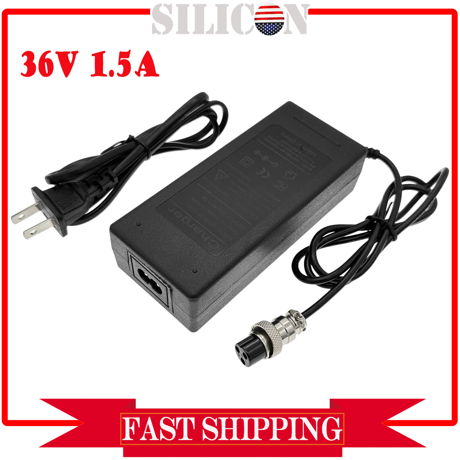 New 36 Volt Electric Scooter Battery Charger For E-Scooter Minimoto ATV Spirit New 36 Volt Electric Scooter Battery Cha