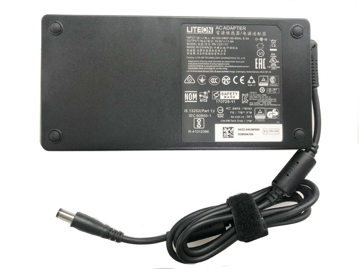LITEON 230W AC Adapter Charger For Intel NUC 11 NUC11PHKi7CAA Enthusiast Supply Type: Power Adapter Compatible Brand: