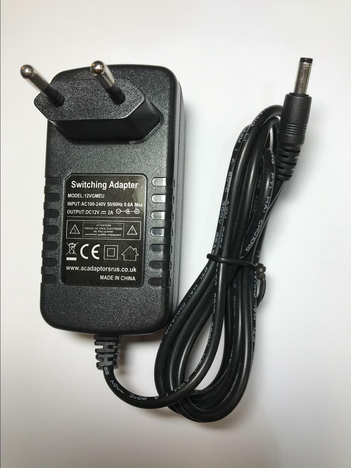 Philips AY4130/05 DVD Player Switching Adapter 12V 2A 4mm 1.7mm DC Plug EU Output Voltage(s): 12V MPN: Q1-12VGMEU-65 - Click Image to Close