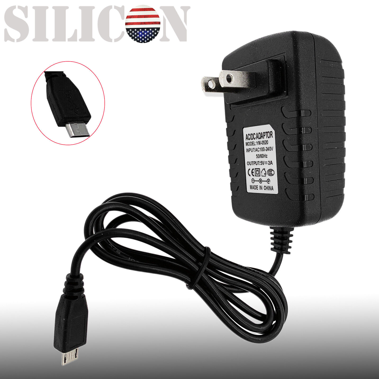 5V 2A AC DC Adapter Wall Charger Power for Verizon Wireless Ellipsis 7 N5V 2A AC DC Adapter Wall Charger Power for Veri
