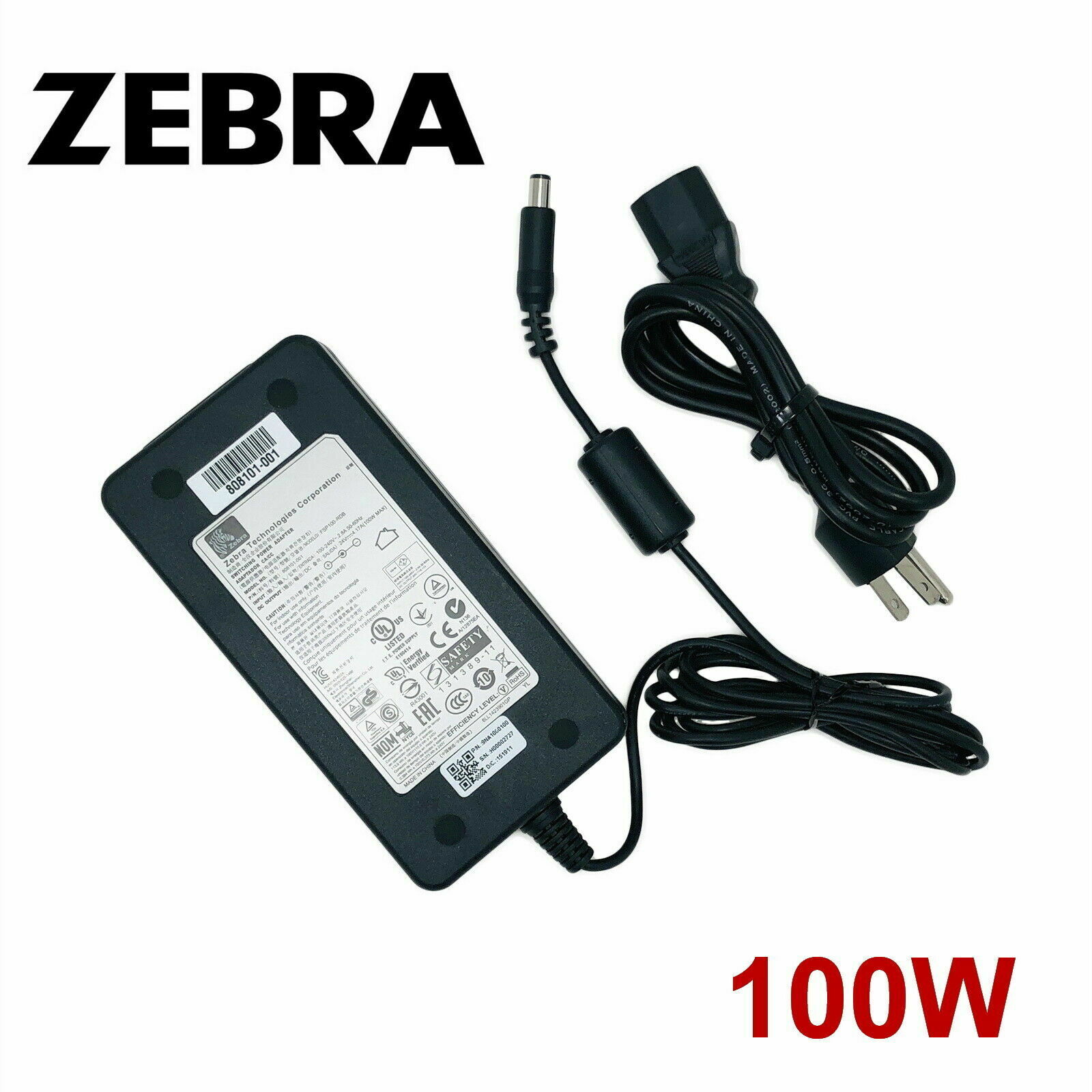 OEM Original Zebra AC Adapter For ZXP ZC300 Series 1 I ID Card Thermal Printer Compatible Brand: For Zebra Type: AC